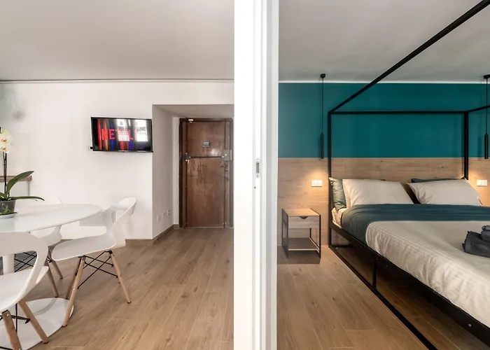 Angel Joy Rooftop Private Terrace Near Roma Tiburtina Train & Metro Station Apartment Rom